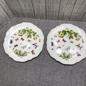 Vintage Lenwile Ardalt Porcelain Dinner Plates.
